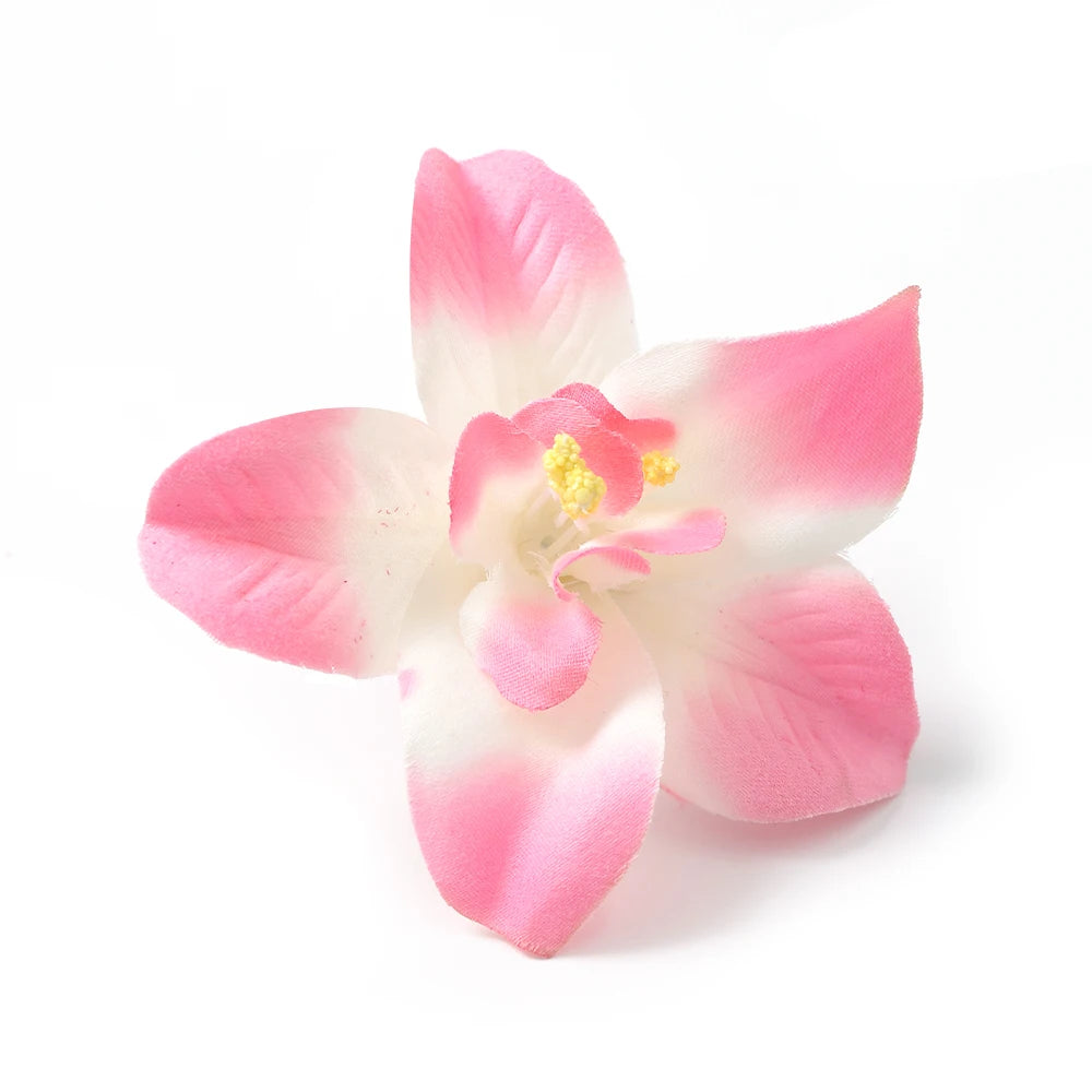 fleurs artificielles orchidées soie couronne mariage décoration cheveux accessoires fête anniversaire décoratif