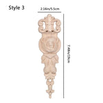 appliques decoratives bois floral sculptees baroques naturelles decoration murale farmhouse classic
