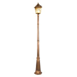 lampe rue or noir classique vintage éclairage public ip65 led aluminiumextérieur industrielle fixe base