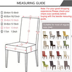 housse chaise moderne gris clair rayures horizontales verticales élastique polyester salle manger