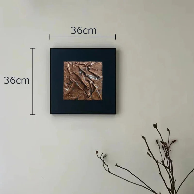 plaque murale bois moderne marron noir relief texturé salon décoration créative salle