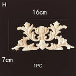 ornements décoratifs bois sculpté floral baroque beige clair intérieur décoration mur meuble