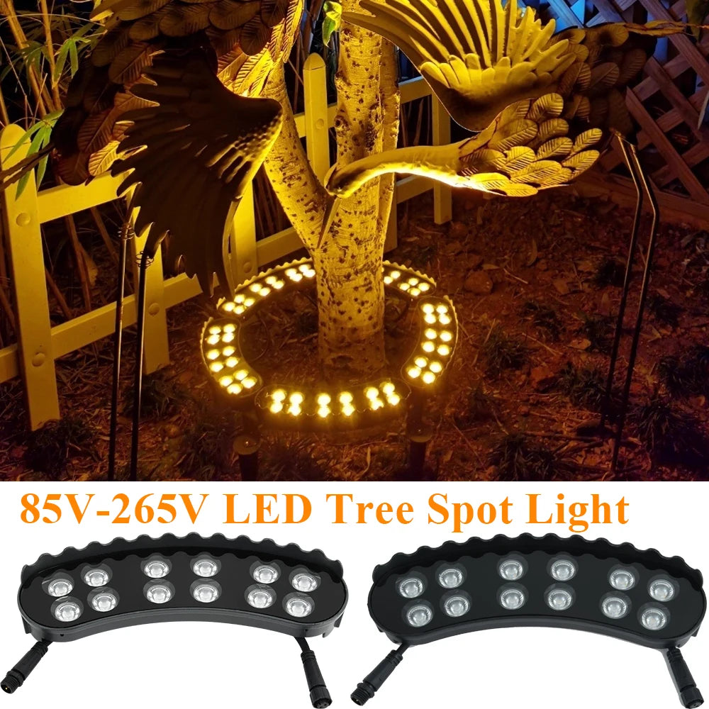 spots lumineux led noir moderne 310mm ip65 têtes 12w connecteurs étanchesextérieur contemporain