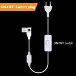 alimentation led cob 220v prise eu interrupteur on off dimmable moderne adhésif blanc