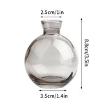vase verre transparent moderne rose décoration intérieur hydroponique fleuri table studio