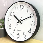horloge murale moderne rose blanche noire bleue quartz aiguille unique minimaliste salon