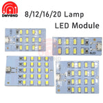 Module LED Blanc 5V 430mA 12 16 20 Pièces Moderne Mat Opacité Connecteur Diodes