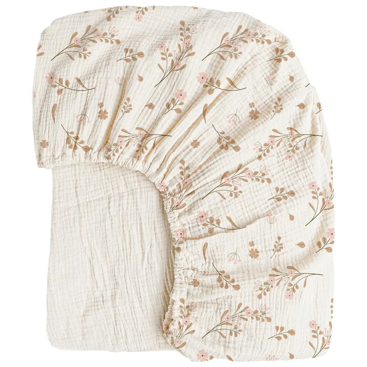drap housse lit bébé coton polyester 130x70cm uni beige clair moderne ans
