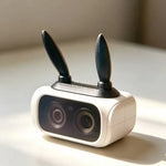 caméra 3d imprimerie pla oreilles lapin rose moderne vlog blogger ornement adorable