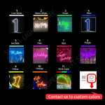 néon lumineux blanc let's party moderne câble électrique 70x35cm minimalisteOpaque
