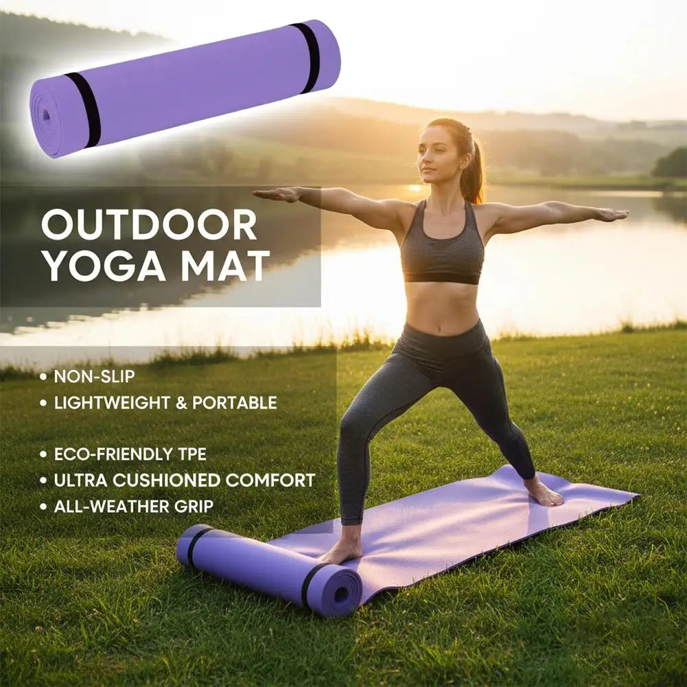 tapis yoga violet rose bleu sangles antidérapant contemporain minimaliste fitness yoga pilates