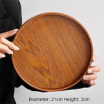 assiettes plates bois marron grain naturel modernes set différentes tailles