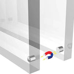 cadre photo moderne transparent aimants 15x21cm 10mm épais chambre décorationversible