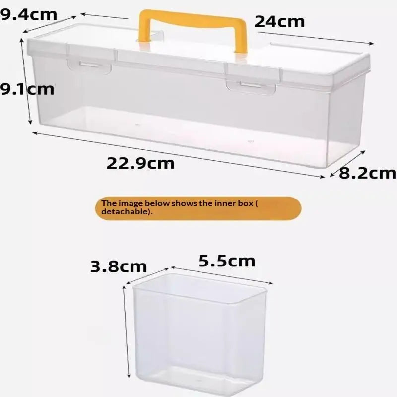 rangement transparent compartiments outils vis petites pieces boite organisation utilitaire multifonctionnelle diverse herramientas
