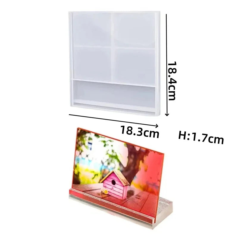 moulages silicone transparent modernes cadre photo décoration maison pratique statuettes lettres