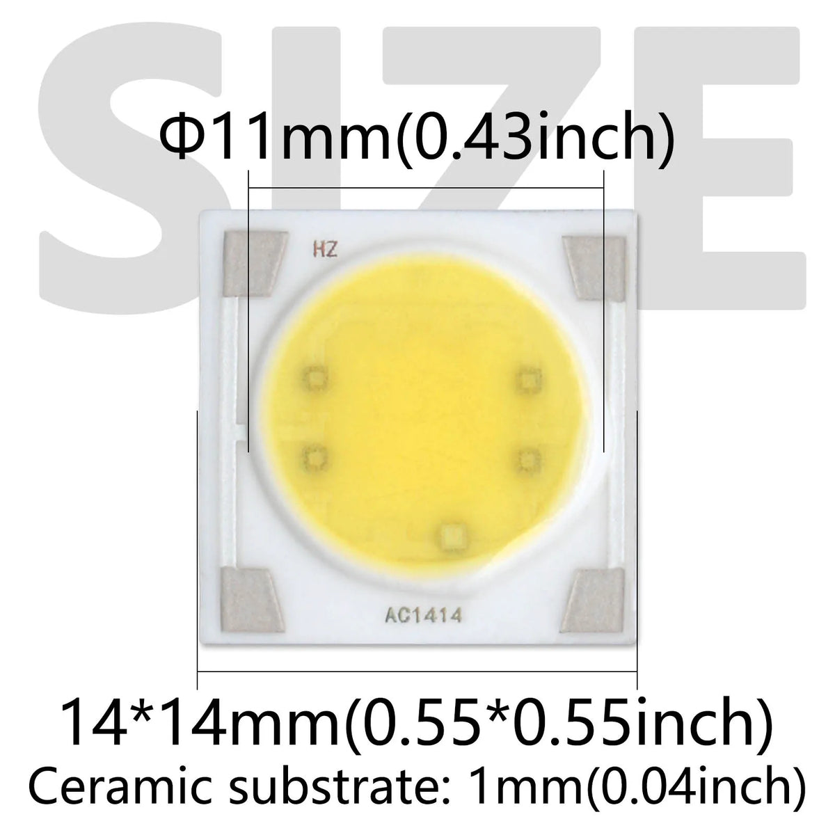 LED 3W 5W 7W 9W 12W blanc froid chaud lumière végétale 50000h ceramique moderne