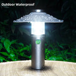 lampe camping led rechargeable étanche aimant crochet portable moderne gris métallique abs cale six