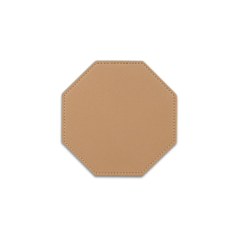 coasters simili cuir marron gris modernes antidérapants imperméables table marron clair marron foncé