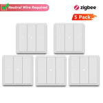 interrupteur intelligent blanc moderne minimaliste fixation murale prise courant câbles certification fcc ccc