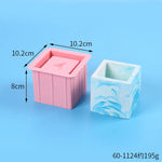 moules savon marbré géométrique moderne rose bleu blanc opaques variées formes