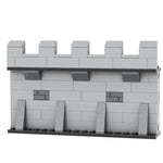 blocs construction mur château médieval brique gris marron jaune opacité enfants