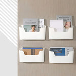 porte savon blanc adhésif mural moderne rangement lotion dentifrice gobelet magazine