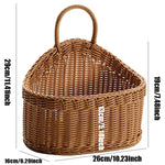 paniers tressés naturels panier suspendu mural rangement fruits légumes crochet scandinave pliable respectueux environnement.storage