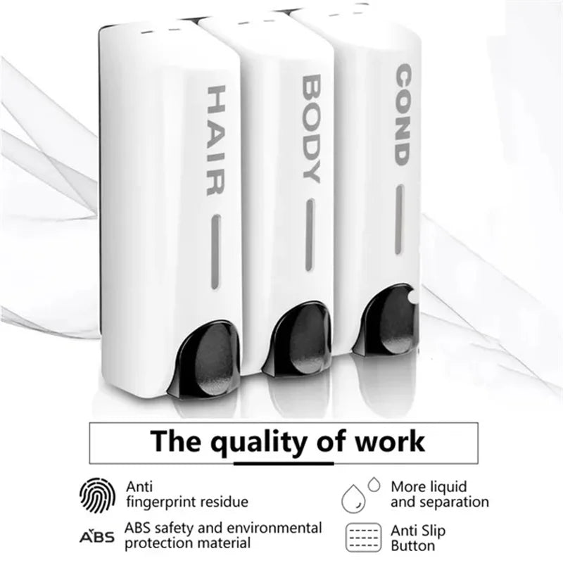 distributeur savon mural blanc hair body cond moderne minimaliste abs