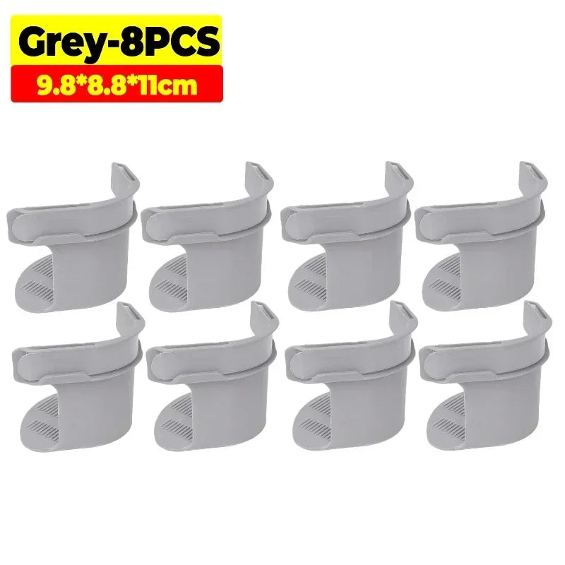 supports lit clips anti dérapants blanc gris modernes fonctionnels