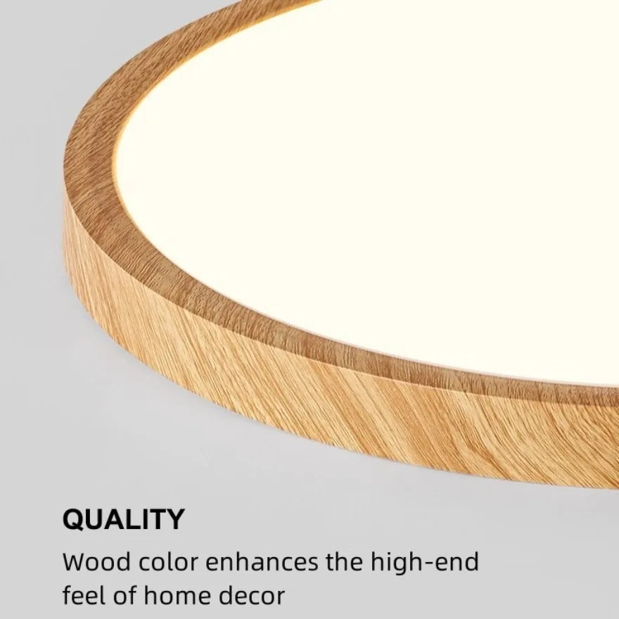 lampe moderne bois naturel blanc texture bois opacité facile éclairage led couleurs