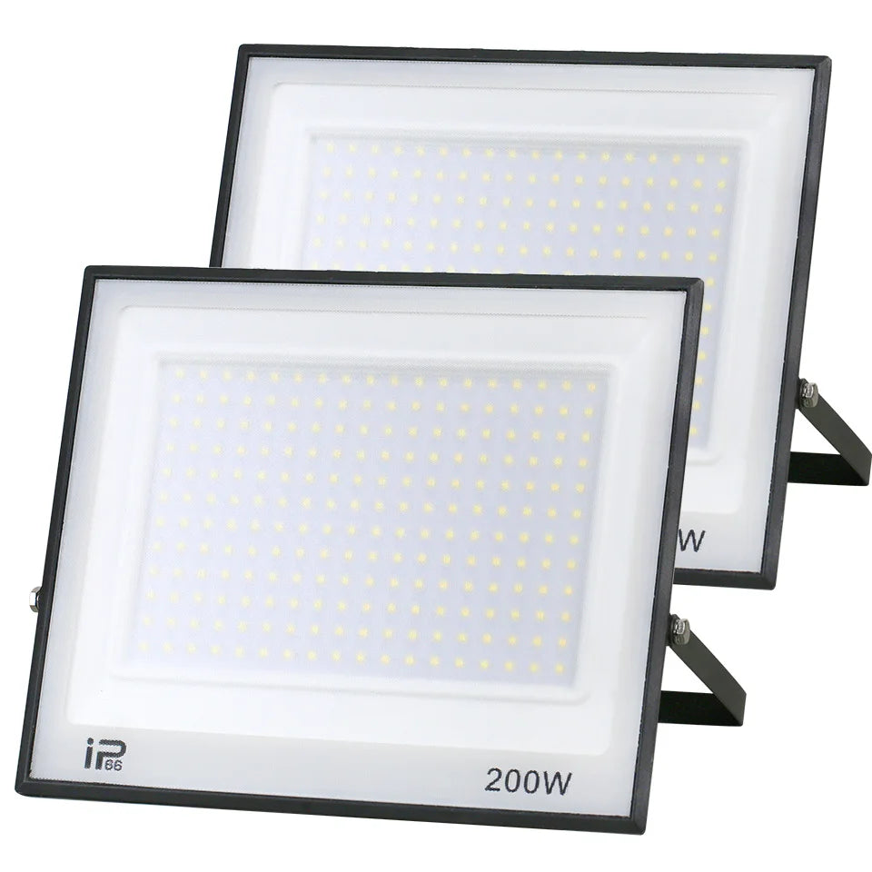 projecteur led ip66 étanche 20w 30w 50w 100w extérieur blanc noir moderne