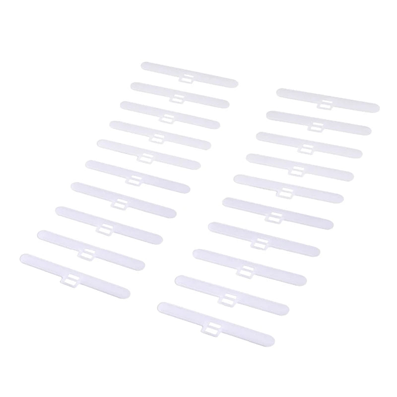 clips stores blancs plastique moderne facile rideaux 127mm 89mm accessoires fenêtre
