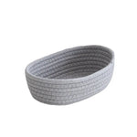 paniers rangement tressés rotin blanc beige gris clair réutilisables respectueux environnement moderne rustique multifonctionnels
