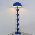 lampe sol moderne spirale verte rouge bleu blanc éclairage intérieur chambre coucher led autonomes