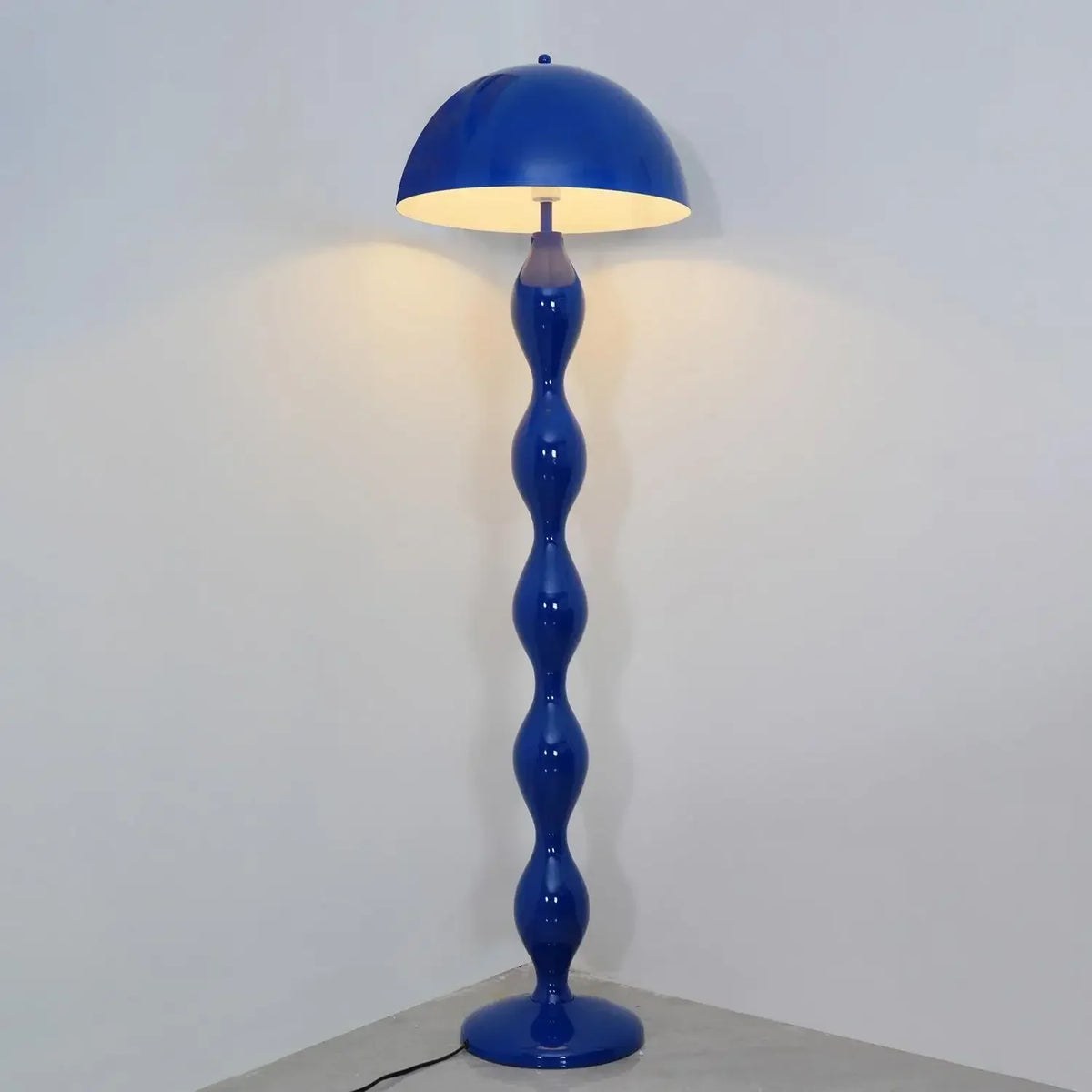 lampe sol moderne spirale verte rouge bleu blanc éclairage intérieur chambre coucher led autonomes