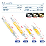 ampoule led r7s tube verre blanc moderne lustre applique murale maison salon