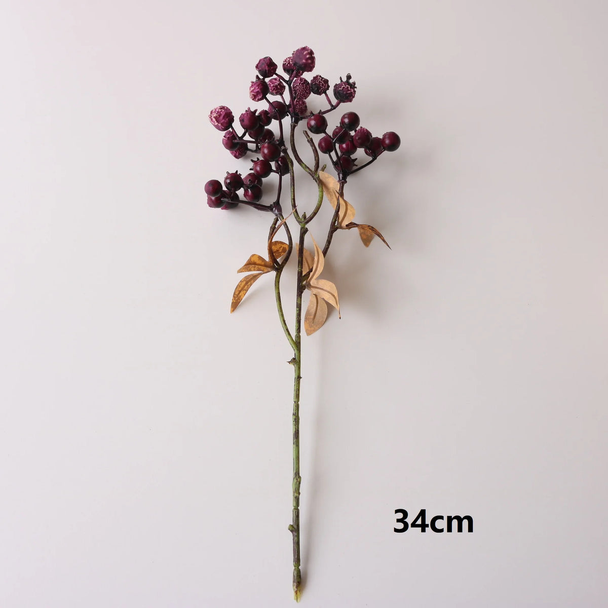 décoration intérieure bouquet artificiel feuilles baies rouge orange naturel rustique