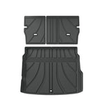 tapis sol voiture noir rayures moderne imperméable protection toutes saisons