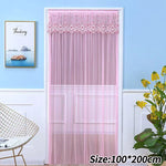 rideau moderne violet rose bleu clair brodé transparent chambre salon