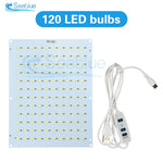 Panneau led blanc moderne réglable câble usb type interrupteur luminosité 120 led beads 156mm