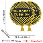 coussin sonore imperméable rouge vert bleu jaune carré noir blanc classique 21.5cm 12cm