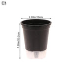 pots fleurs noirs blancs modernes couvercles perforés tailles diverses hydroponie jardinage