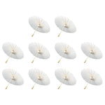 parapluie traditionnel blanc sans motif opacité vintage poignée bois résistant soleil