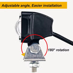 lampe led travail noire ip67 30w vis rouge câble moderne vehículo