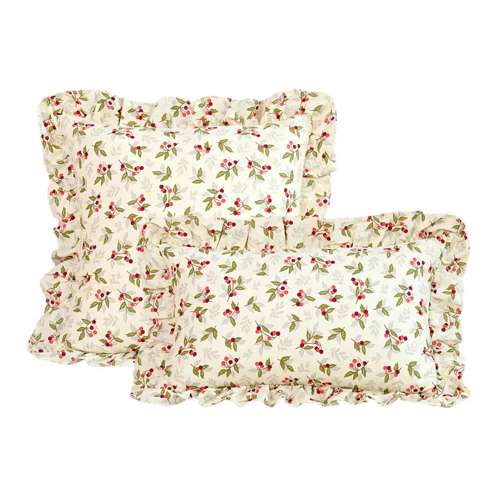 coussins carrés fleuris vintage rose bleu marine adhésifs décor maison nordique polyester 45x45cm 30x50cm