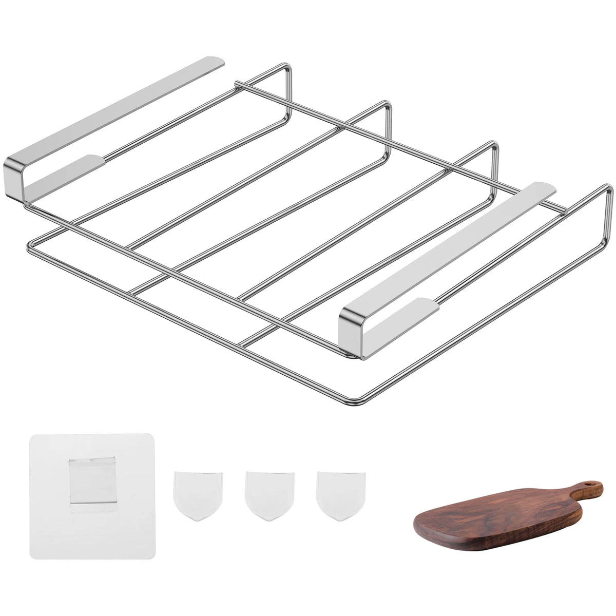 support planche découper suspendu acier inoxydable rangement cuisine vertical horizontal moderne