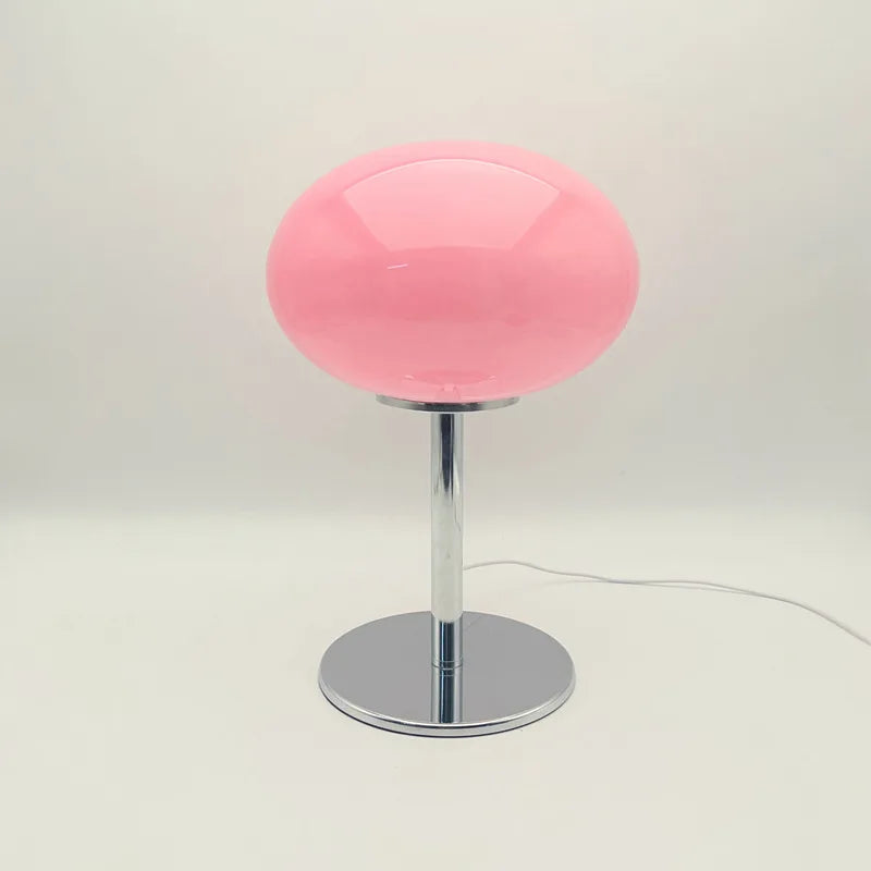 lampe table moderne orange brillante pied métallique variateur trichromatique chambre coucher 249 2000 lumens