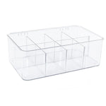boîte rangement compartiments transparente organisateur thé imperméable moderne minimaliste clips