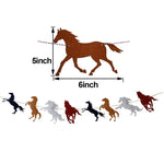 guirlande décorative thème western cowboys chevaux cactus bandanas happy birthday multicolore