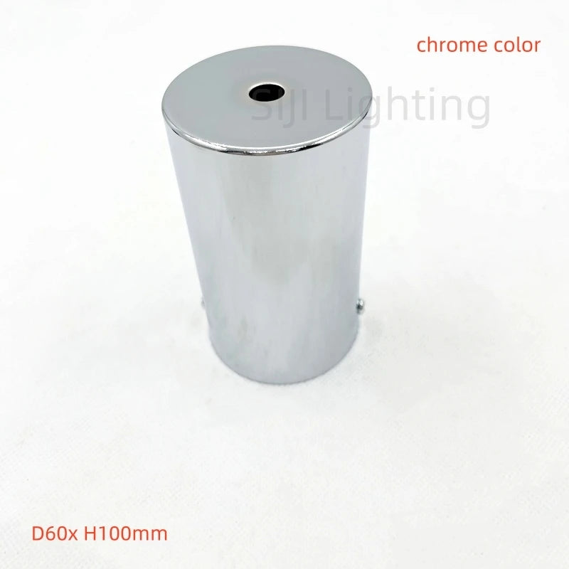supports lampe métal noir or chrome cuivre moderne 60mm 80mm